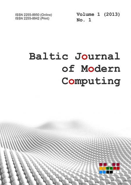 Cover of Baltic Journal of Modern Computing